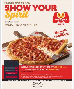 Marco's Pizza Flyer